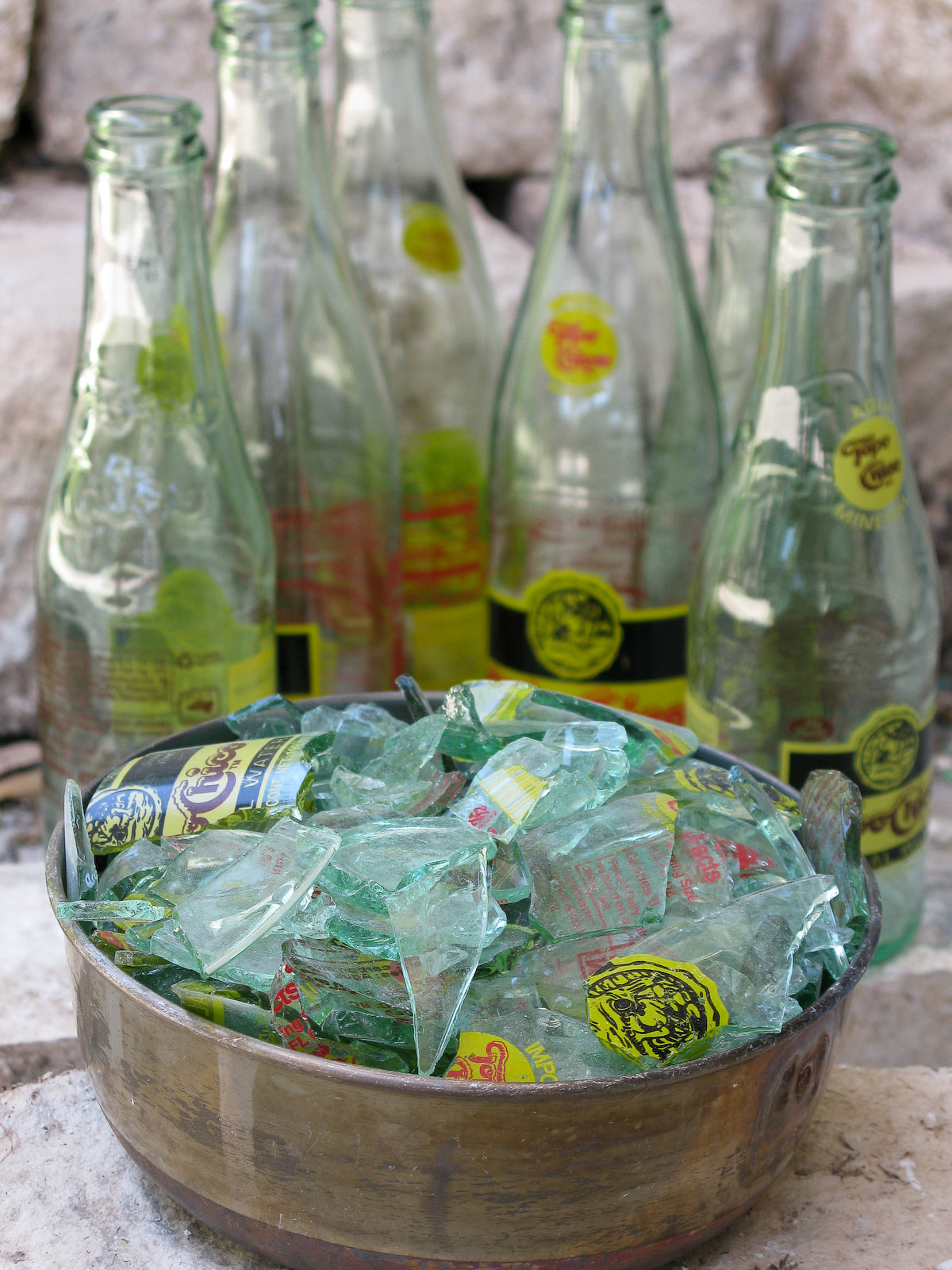 Glass Bottles Art