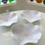 Bisque ware poppies not yet glazed
