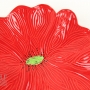 Bright Red Ceramic Poppy Wall Art