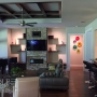 Customer Install of Poppy Flower Glass Wall Art